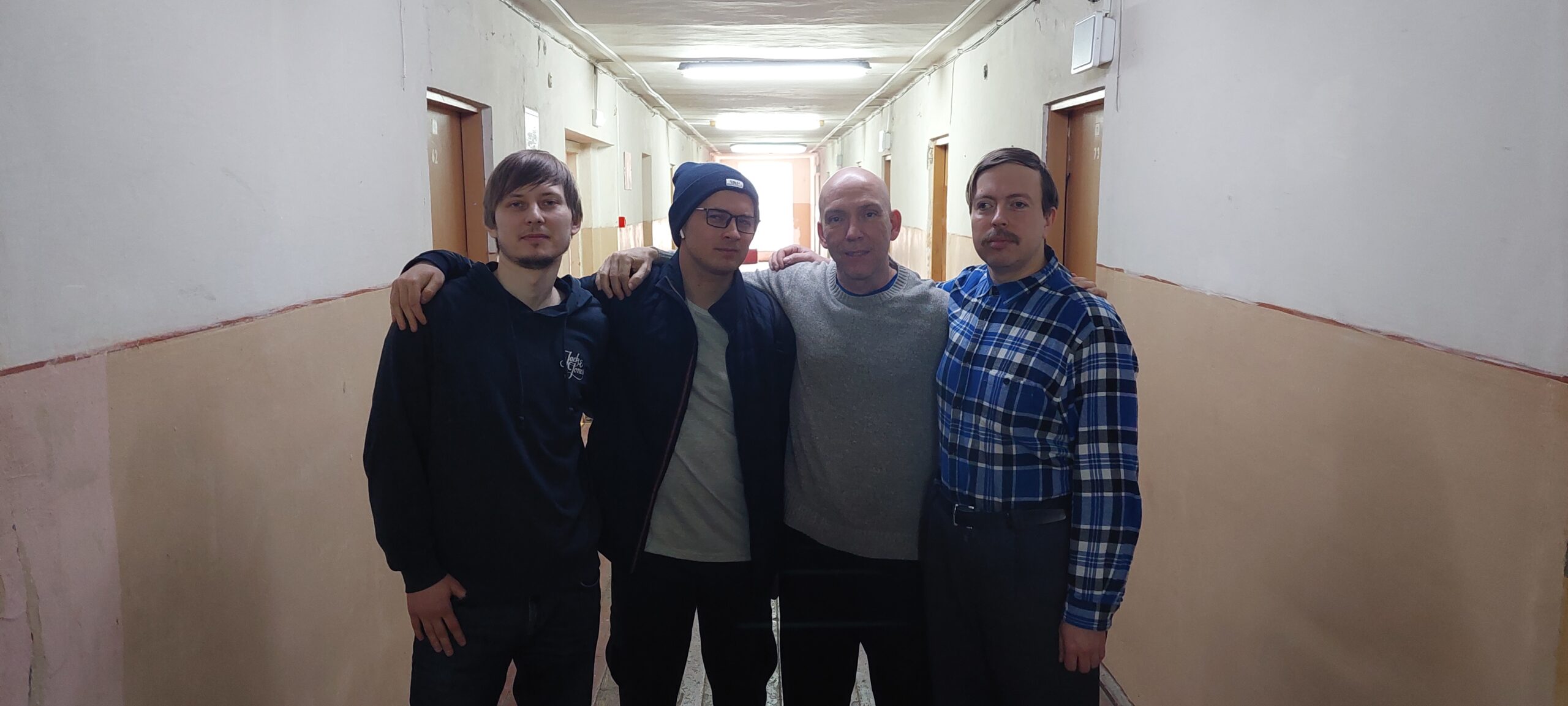 With brothers in Ukraine